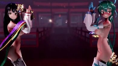 3D Hentai Music Video: W巫女の極楽浄土 PLAY: tinyurl. com/hentgame