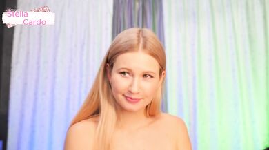 Stella Cardo and her boobs in close-up