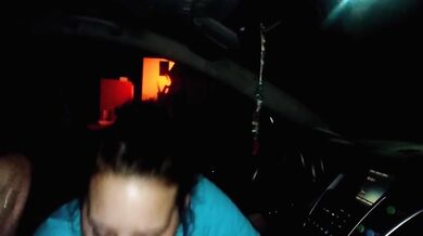 Girlfriend has After Party Sex in Backseat and Car Blowjob