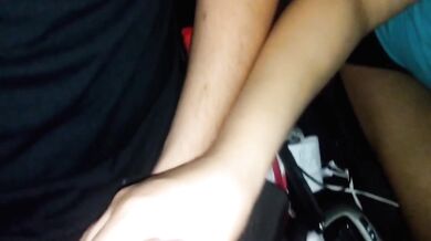 Girlfriend has After Party Sex in Backseat and Car Blowjob