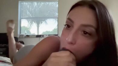 Eye contact BBC Blowjob