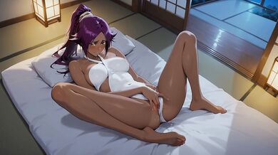Wild Anal with Beautiful Ebony Yoruichi from Bleach (AI)