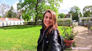 Petite Girl handles Big Dick like a Champ! Sex Travel Vlog Jamie Young in Germany!