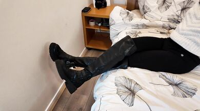 For once I allow you to fuck my boots..
