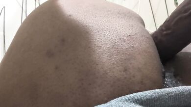 nymphodestiny's black ass screams in pleasure