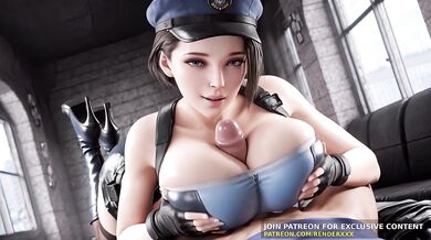 3D Animation : Resident Evil - Jill Valentine On Shift Uncensored Hentai