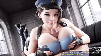 3D Animation : Resident Evil - Jill Valentine On Shift Uncensored Hentai