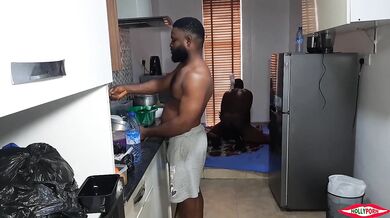 Big dick fuels fever in hidden cooking beds