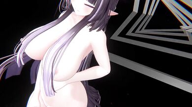 Apple Pie Hentai MMD | Elf VTuber Outfit Change Until Nude