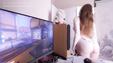 Teased Me With Her Juicy Ass While I Was Playing Kiriko in 2B Skin - Had to Fuck Her
