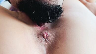 Extreme Close Up Cunnilingus - Anal Winking & Strong Pussy Contractions During Intense Clit Licking Orgasm