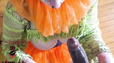 Big Titty Clown Bitch Face Fucked POV