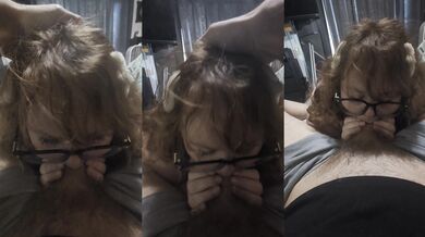 Fuckmeat's throat makes my cock feel good.