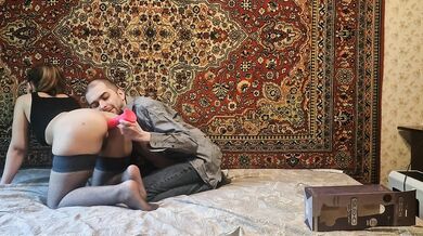 Sasha Earth anal dildo fuck Anastasia Mistress homemade