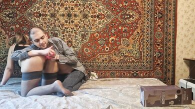 Sasha Earth anal dildo fuck Anastasia Mistress homemade