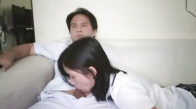We skipped class to watch movies but ended fucking with my stepsister!!!