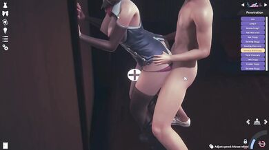 Fucking Two Japanese Big Tits Girls in Hotel and Gymnasium