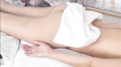 Masseuse fucks her client!