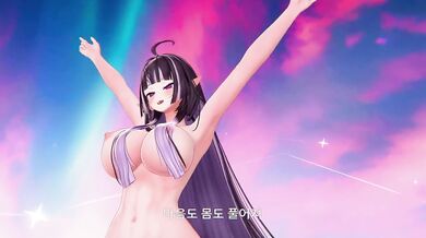 Nude Elf VTuber Hentai Dance | Ren’ai Decorate MMD