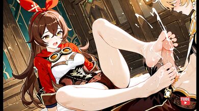 Genshin Impact Hentai - Amber x Aether Pic Collection