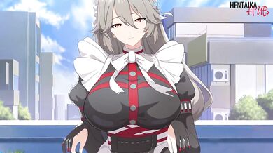 Hentai bitch in maid costume loves to fuck all day instead of work.