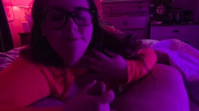 Sloppy blowjob, Foot Job and fucking?! Jinkies!