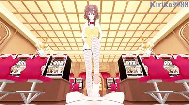 Inugami Korone (Bunny Girl) and I have intense sex in the casino. - Hololive VTuber POV Hentai