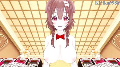Inugami Korone (Bunny Girl) and I have intense sex in the casino. - Hololive VTuber POV Hentai