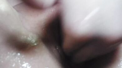 Flooded the camera with my squirt. Squirting on your face