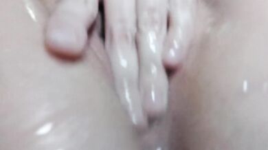 Flooded the camera with my squirt. Squirting on your face