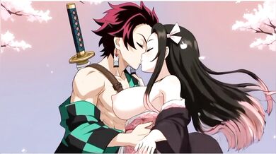 Hentai de waifus populares Tsunade, Nezuko