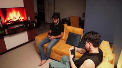 My girlfriend and I want to have sex, so we convince her stepbrother and his friend to help us.