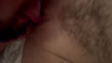 Deepthroat, footjob and anal from my stepsister