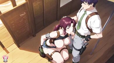 ヴィ×ロック 夕陽のビーチバーで激セックス – Black Lagoon Hentai 日本語字幕