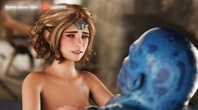 An elf girl performed a secret ritual using an orc's huge dick. 3D 2K Hentai Anime