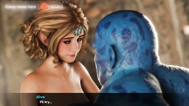 An elf girl performed a secret ritual using an orc's huge dick. 3D 2K Hentai Anime. part 2