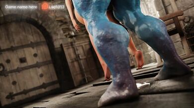 Love is when a huge dick destroys a pussy Elf girl plus an orc. 3D Animation