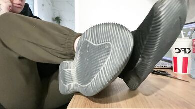 Dirty Shoes and dirty Sock OMG FEET
