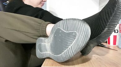Dirty Shoes and dirty Sock OMG FEET