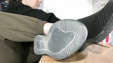 Dirty Shoes and dirty Sock OMG FEET