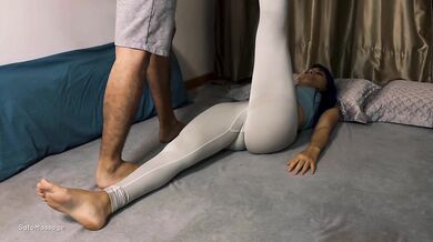 Clothed Assisted Stretching [Mostly SFW]