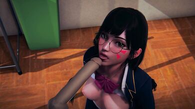 DVA licks cock and gets cum on face