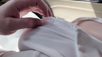 Amateur Public Touching Big Natural Tits after College 18+