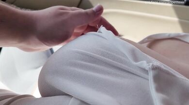 Amateur Public Touching Big Natural Tits after College 18+