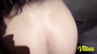 My friend surprises me with sexy lingerie because she wants to get laid