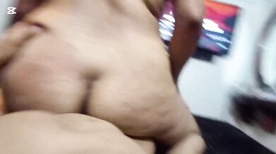 Despues de Clavarle mi Polla por el Culo le Hecho el Semen Encima de sus Tetas