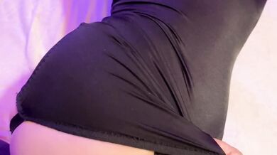 Shiny garter belt for nylon stockings