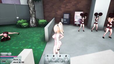 Cheerleader FUCK in front of the girls' performance team
