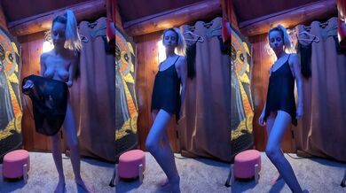 Dressup: Black Lingerie For Daddy Clip 3