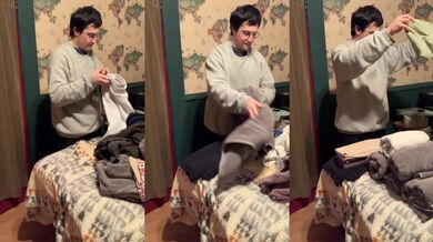 Your husband folds the laundry without you asking